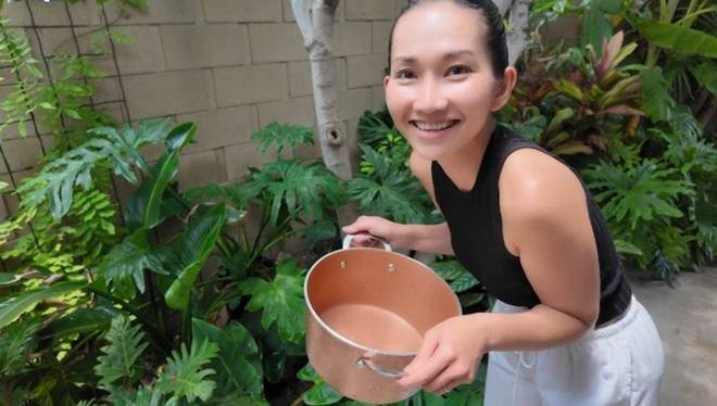 'Em gái Tăng Thanh Hà' sang Mỹ sống, khoe không gian xanh mát- Ảnh 7.