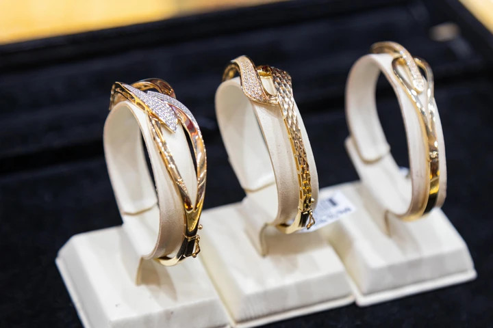 Giá vàng hôm nay giảm nhẹ từ đỉnh. (Ảnh: Minh Đức).