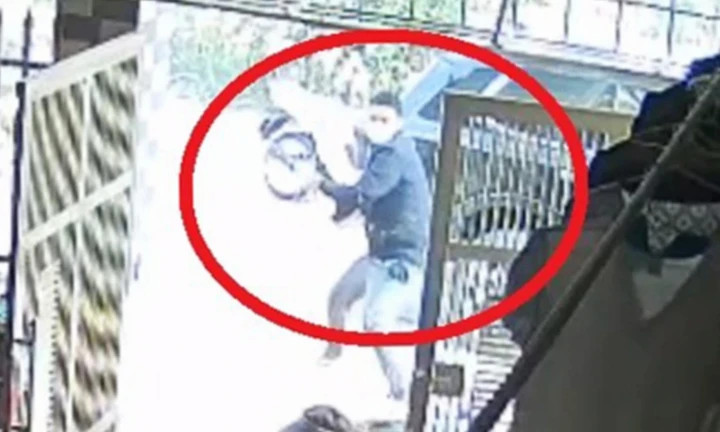 Nghi phạm gây án tại khu vực Hoàng Nha, xã Lạc Đạo.