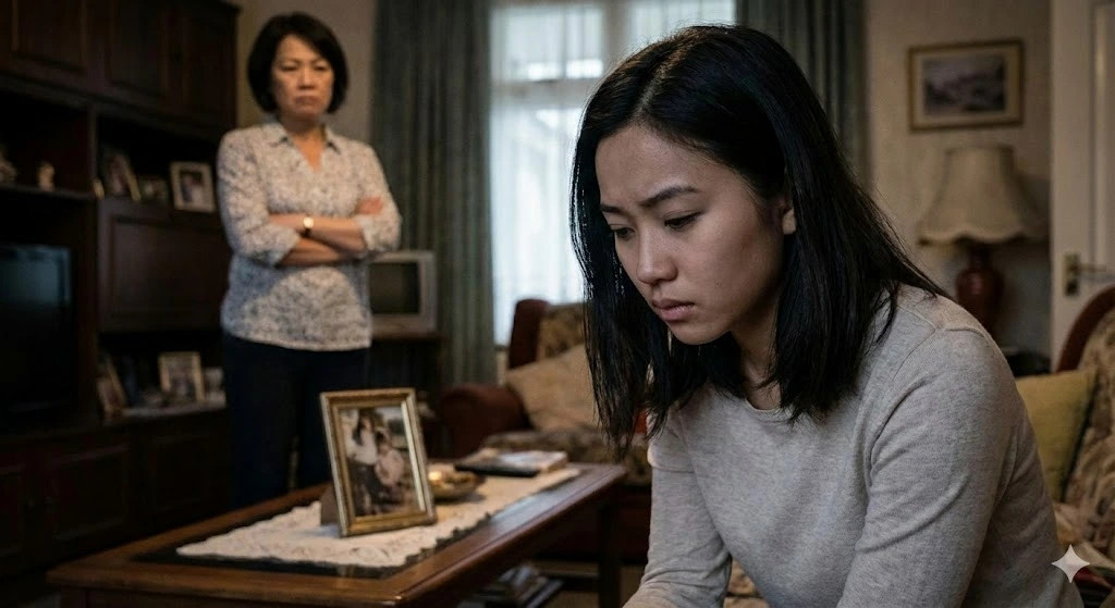 me chong khinh thong gia ngheo, dung chuyen co bau truoc khi cuoi de day nghien hinh anh 1