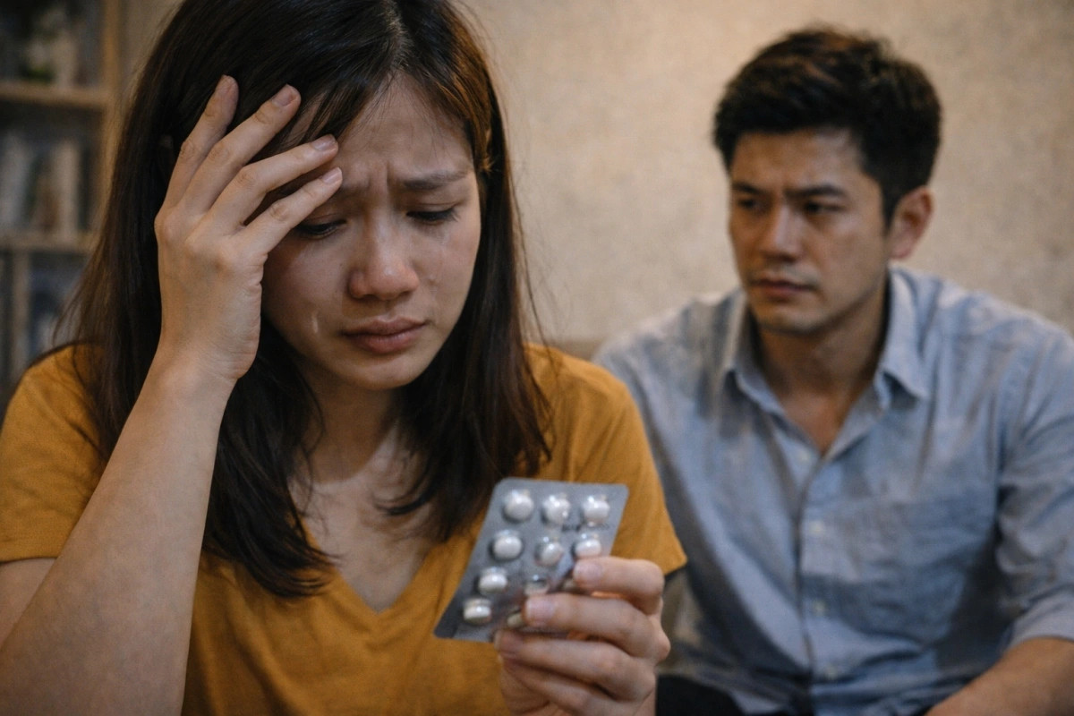 co bau de niu giu ban trai, toi chet lang khi phat hien bi cho uong thuoc pha thai hinh anh 1