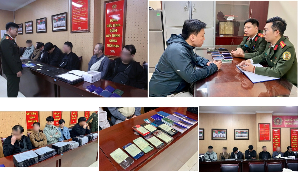 Kiểm tra 2 căn biệt thự ở Hà Nội, công an phát hiện nhóm lừa đảo người nước ngoài插图1 lua dao.jpg