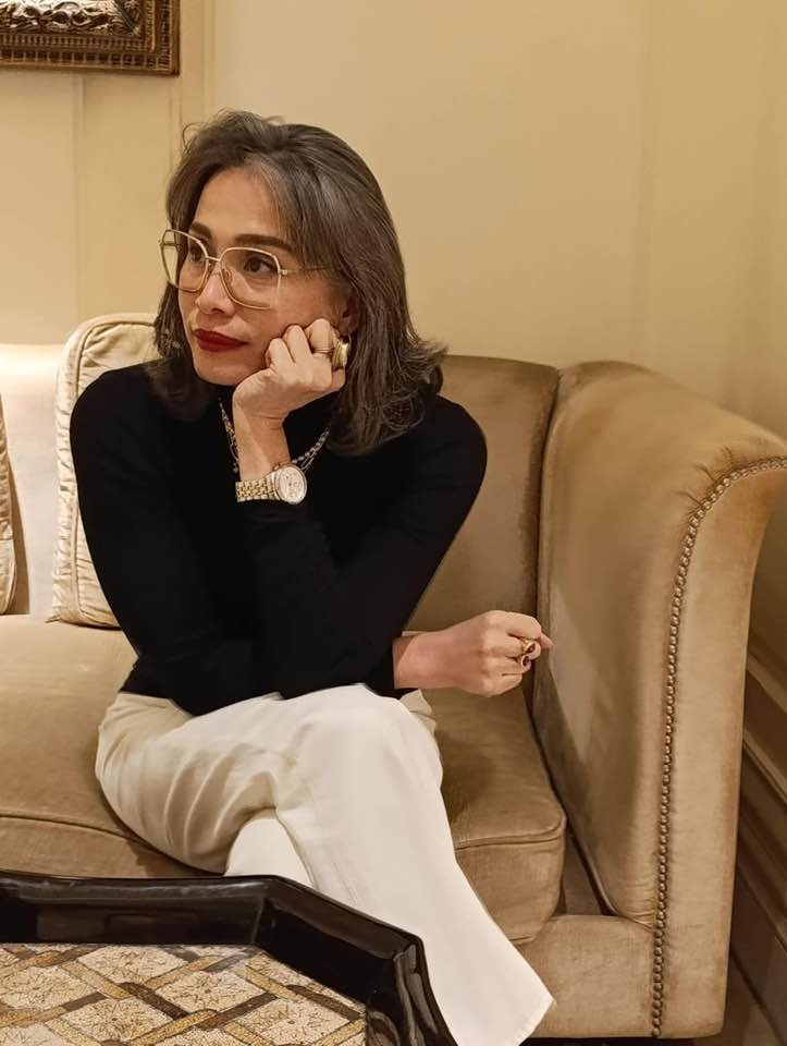 Tái xuất hiếm hoi, nhan sắc 'già tự nhiên' của Hoa hậu Ngọc Khánh gây chú ý插图7 Tái xuất hiếm hoi, nhan sắc 'già đi tự nhiên' của Hoa hậu Ngọc Khánh gây chú ý - Ảnh 9.