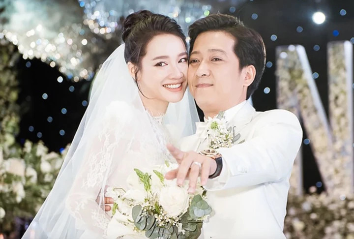 Nhã Phương, Trường Giang làm đám cưới vào năm 2018.