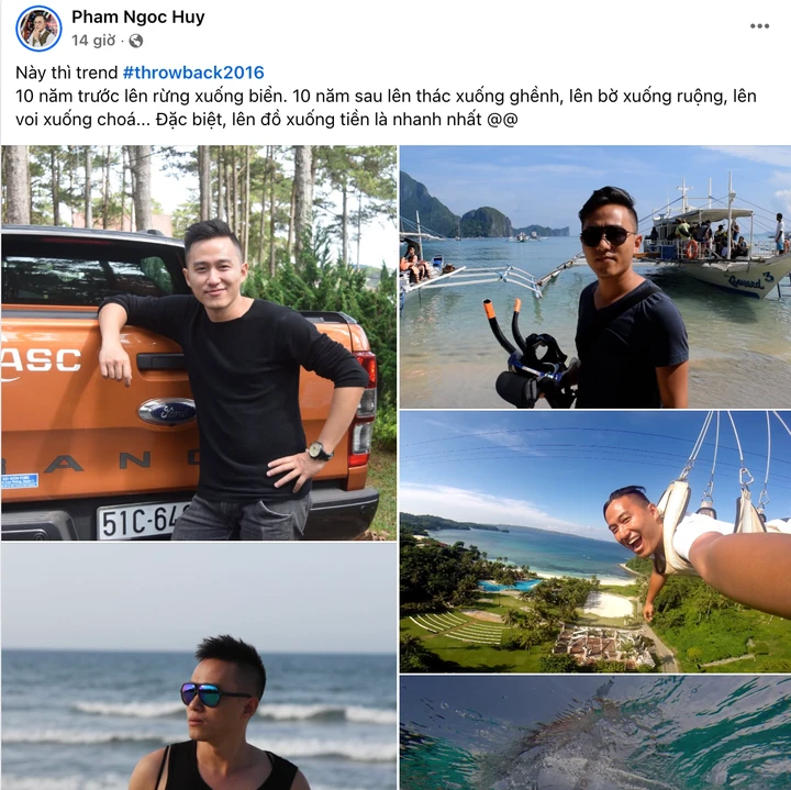 MC Ngọc Huy - Đường lên đỉnh Olympia đăng tải hình ảnh nhiều trải nghiệm 10 năm trước.