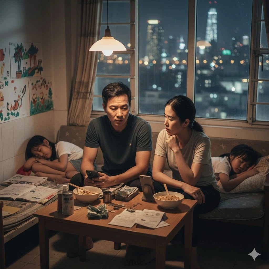 chay an tung bua, bo me van giuc co de con trai de co nguoi noi doi hinh anh 1