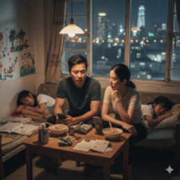 chay an tung bua, bo me van giuc co de con trai de co nguoi noi doi hinh anh 1