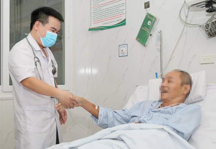 Bệnh nhân ổn định sau quá trình điều trị. (Ảnh: BVCC).