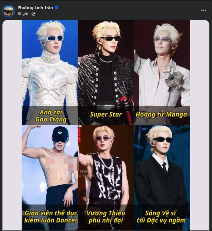 Ca sĩ Phương Linh bất ngờ