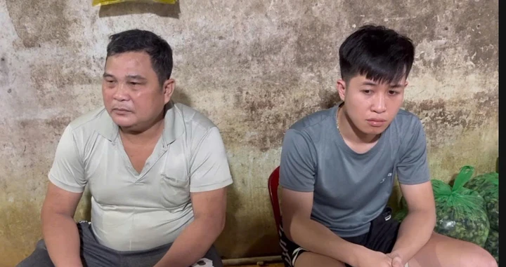 Huỳnh Văn Trường khai nhận hành vi với cơ quan công an. (Ảnh cắt từ clip)