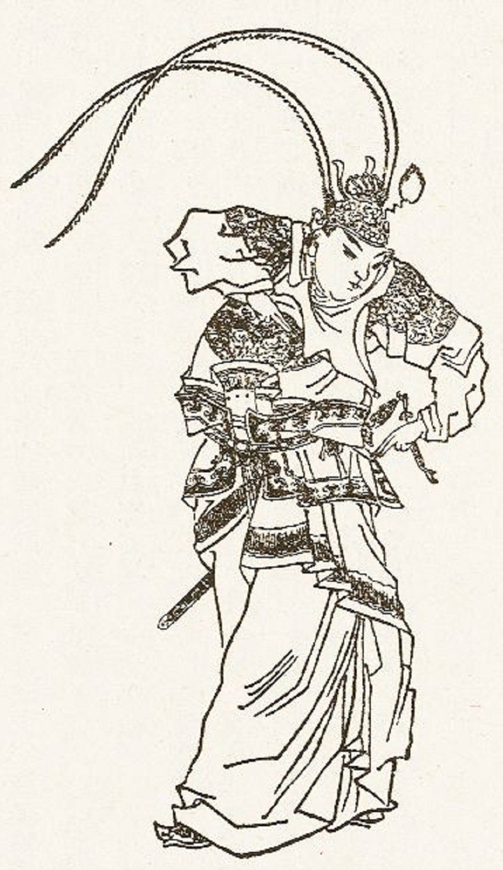 Minh họa Chu Du cho tiểu thuyết Tam quốc diễn nghĩa xuất bản thời nhà Thanh