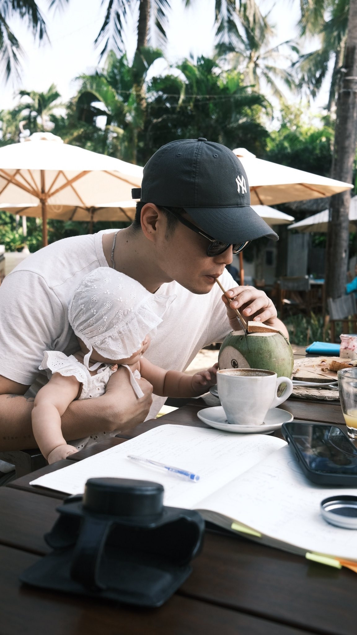 ngo thanh van - huy tran hiem hoi khoe con gai dang yeu hinh anh 6