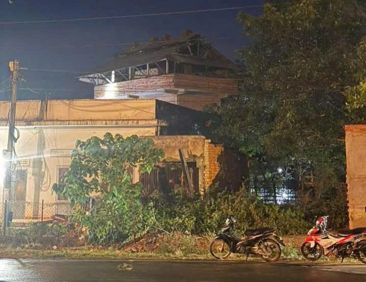 Hiện trường vụ việc.