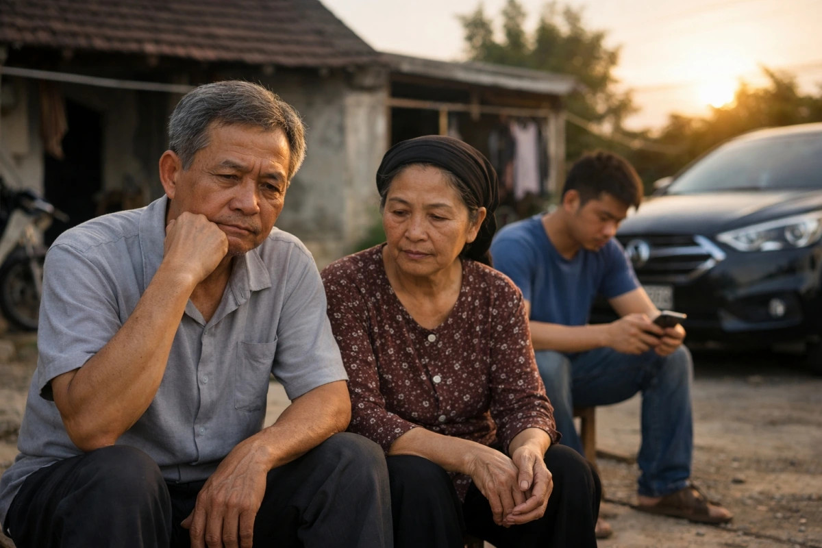 toi tran tro muon vay them 300 trieu mua xe o to de con trai 32 tuoi de lay vo hinh anh 1