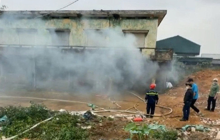 Hiện trường vụ án mạng.