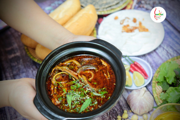 Cách làm súp lươn Nghệ An, cháo lươn Nghệ An tại nhà - Ảnh 5.