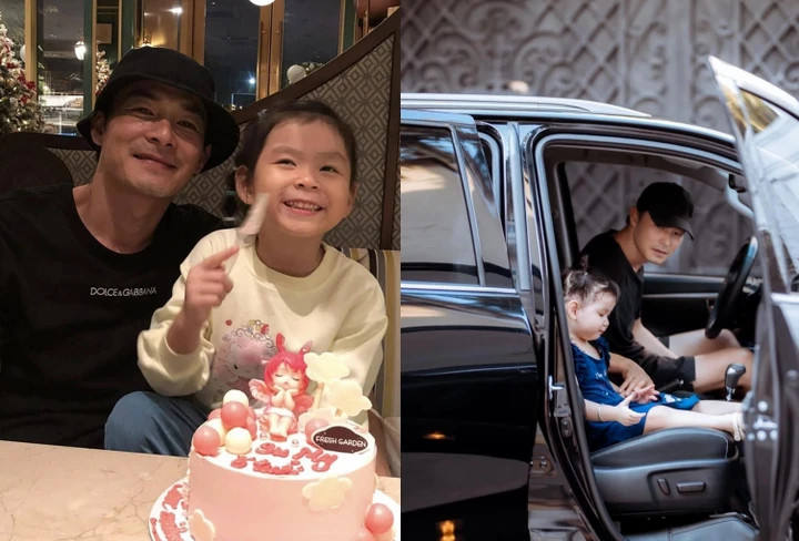 Nam diễn viên dành tình yêu thương cho con gái.