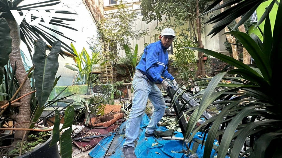 nguoi dan thu don do dac, ban giao mat bang phia Dong ho hoan kiem, ha noi hinh anh 10