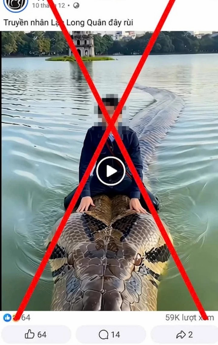 N.H.A. đăng tải hình ảnh được tạo dựng bằng AI.