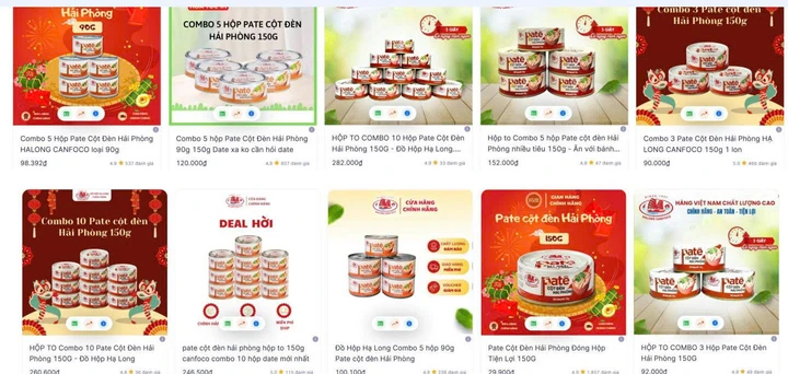 Mua trên sàn thương mại điện tử, khách chuộng chốt đơn combo từ 3 hộp, 5 hộp, 10 hộp.