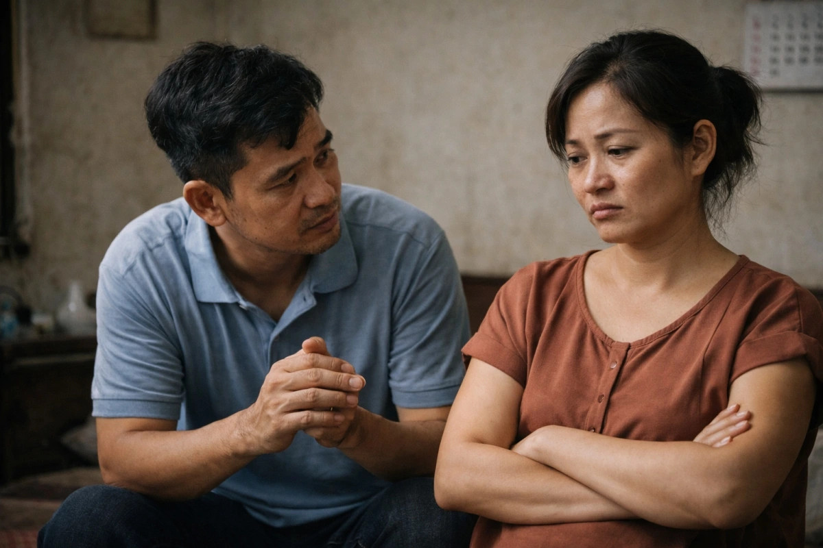 chong bo di 10 nam theo nguoi khac nay xin quay ve, toi co nen cho co hoi hinh anh 1