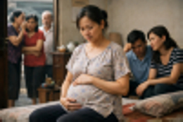 giup viec bat ngo mang bau, toi met moi vi loi dam tieu cua hang xom hinh anh 1