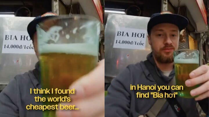 Bia hơi Việt Nam khiến khách Tây 'sốc': Rẻ nhất thế giới, cách uống không đâu có - 1