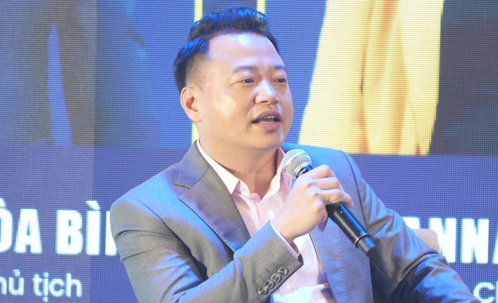 Shark Nguyễn Hoà Bình thời điểm chưa bị bắt.