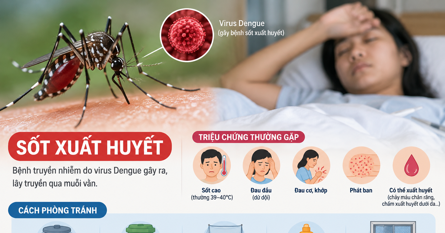 18 người nhập viện vì sốt xuất huyết, nam thanh niên 23 tuổi phải thở máy插图1 18 người nhập viện vì sốt xuất huyết, nam thanh niên 23 tuổi phải thở máy插图1