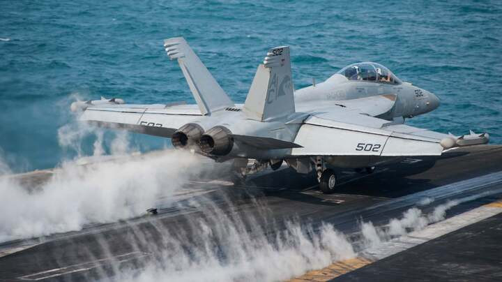 Máy bay EA-18G Growler. Ảnh Hải quân Mỹ