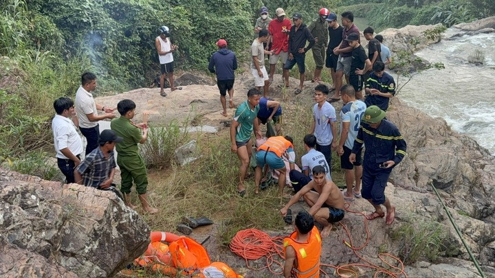 Khu vực suối Ồ Ồ (xã Lao Bảo, tỉnh Quảng Trị) nơi xảy ra vụ đuối nước khiến 2 học sinh tử vong. (Ảnh: CTV)
