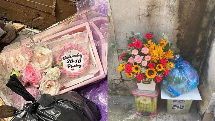Cảnh những bó hoa đẹp bị vứt bãi rác sau 20/10 gây tranh cãi về sự lãng phí插图1 Cảnh những bó hoa đẹp bị vứt bãi rác sau 20/10 gây tranh cãi về sự lãng phí - 2