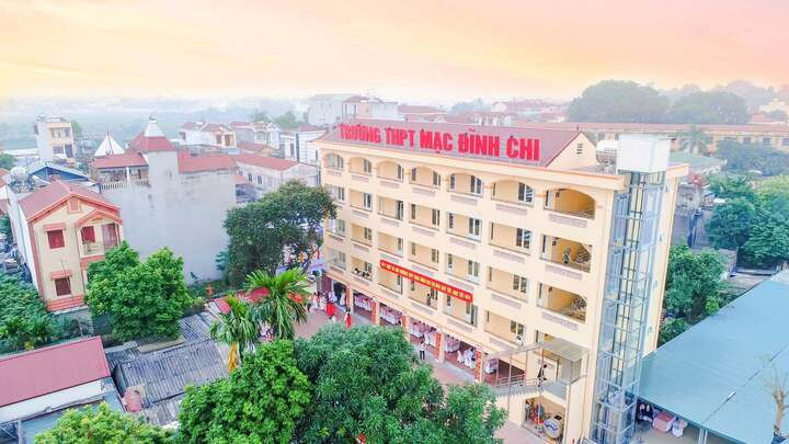 THPT Mạc Đĩnh Chi - nơi xảy ra sự việc (Ảnh: FB nhà trường)