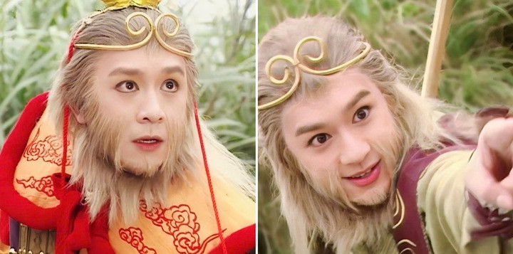Tạo hình của Trần Hạo Dân khi đóng Tôn Ngộ Không.