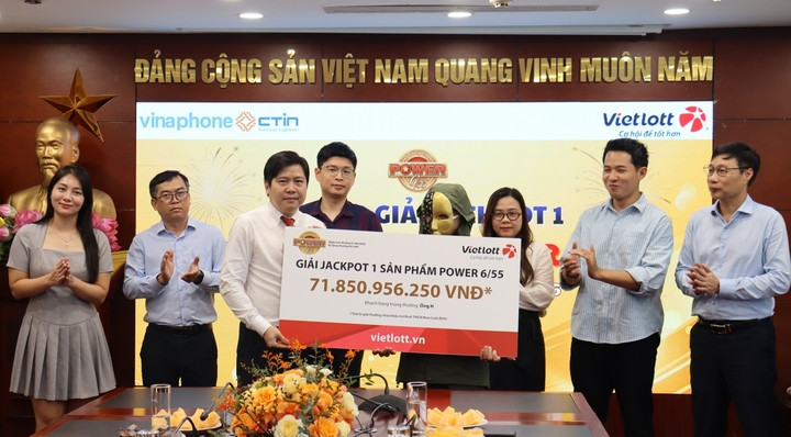 Ông H. trúng gần 72 tỷ đồng. (Ảnh: Đại Việt)