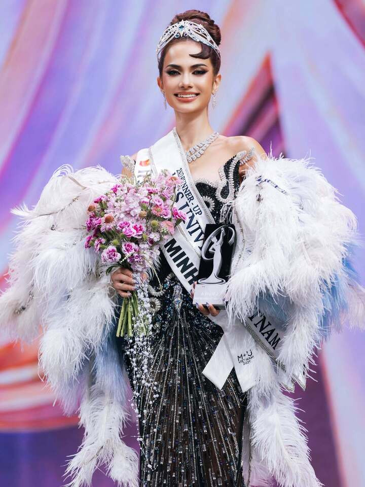 Emma Lê giành Á hậu 2 Miss Universe Vietnam 2026.