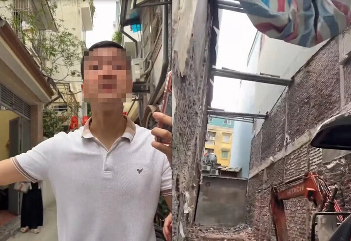 Khu vực xảy ra vụ việc. (Ảnh cắt từ clip)