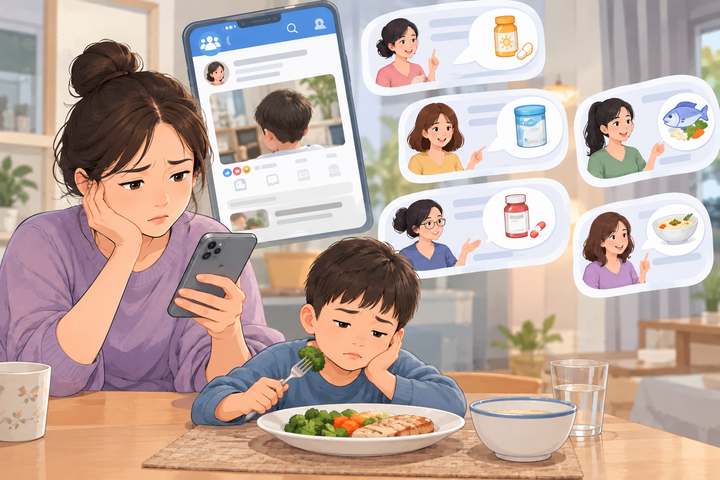 Cần đưa con đi khám cơ sở y tế thay vì nghe bác sĩ online (Ảnh minh họa)