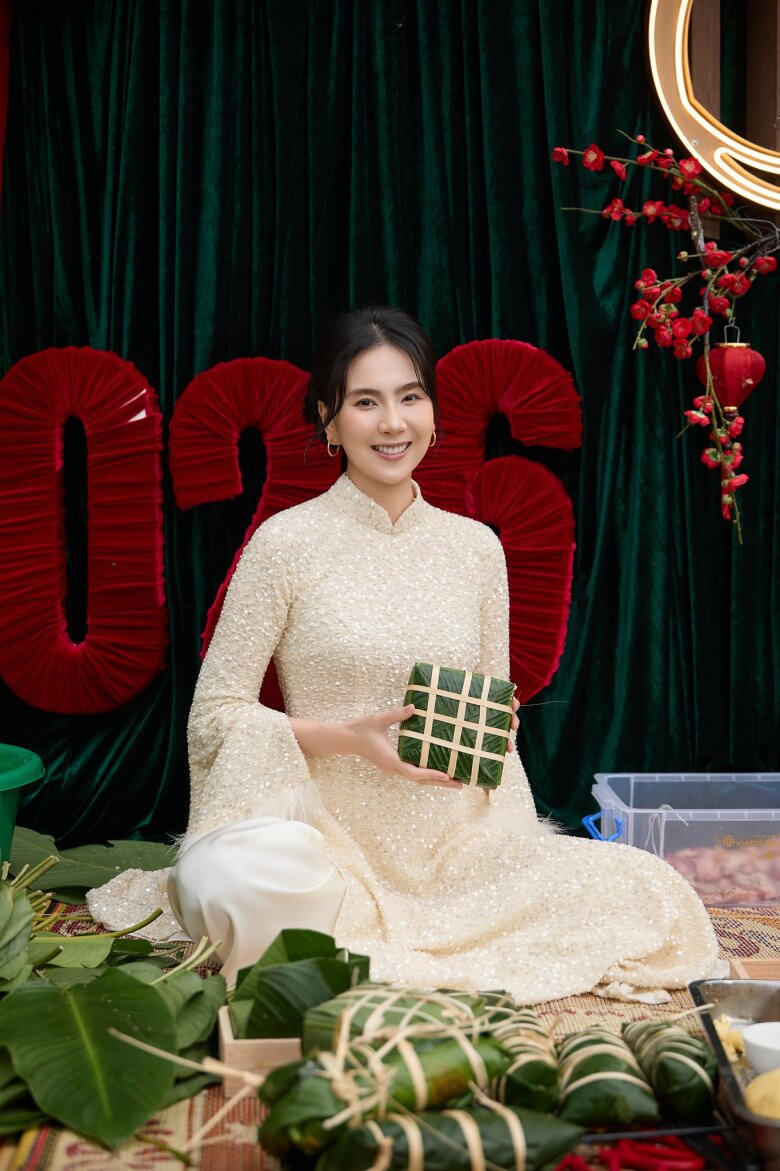 MC Mai Ngọc đón Tết 2026 tại biệt thự nhà chồng hạnh phúc viên mãn - Ảnh 1.