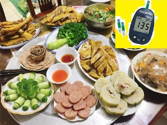 Người bệnh tiểu đường ăn Tết thế nào để không tăng đường huyết? Cần kiêng kỵ gì trong mâm cỗ ngày Tết - Ảnh 1.