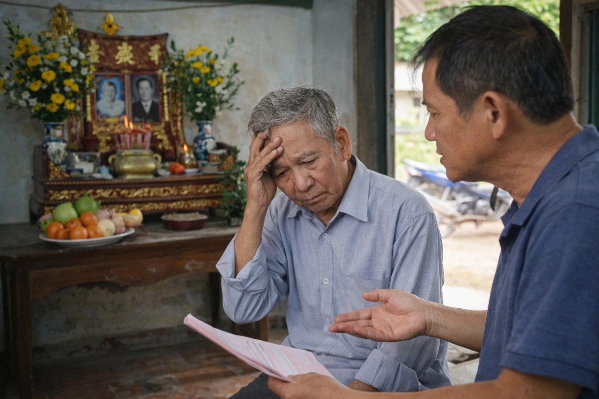 Gần 80 tuổi, tôi bàng hoàng khi em út quay về đòi chia mảnh đất thờ cúng cha mẹ插图 gan 80 tuoi, toi bang hoang khi em ut quay ve doi chia manh dat tho cung cha me hinh anh 1