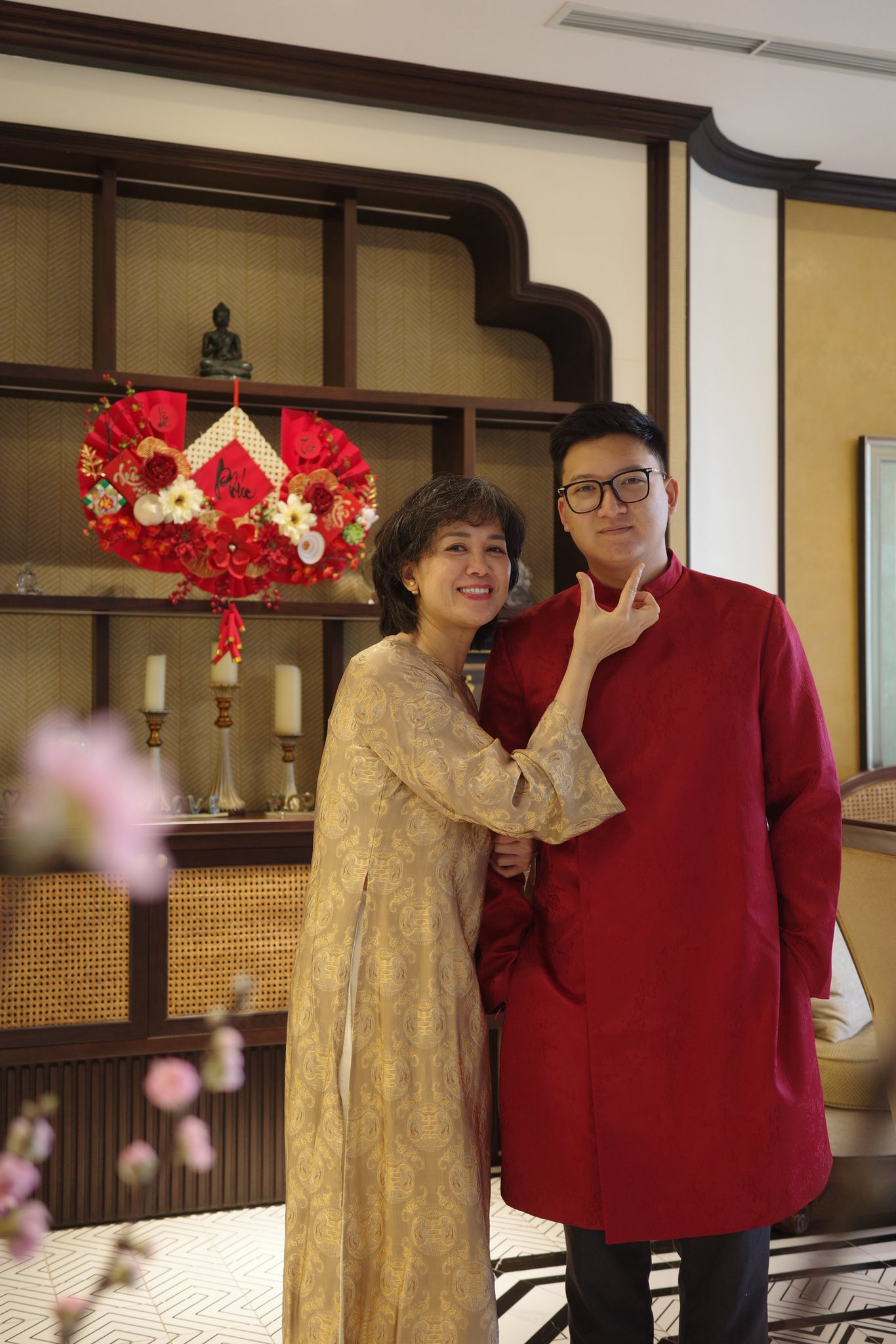 Ngọc Huyền khoe ảnh gia đình bên mẹ chồng và em gái Chí Trung - Ảnh 6.