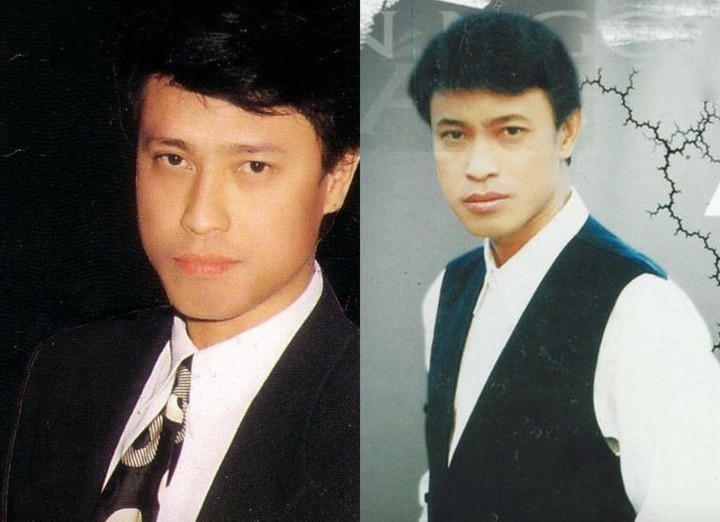 Danh ca Tuấn Ngọc thời trẻ.