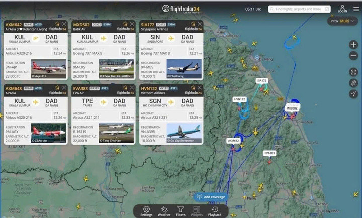 Nhiều chuyến bay bị ảnh hưởng do flycam xâm nhập sân bay trái phép.