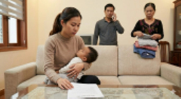 het tet, toi nghet tho vi chong bat nghi viec de o nha cham con hinh anh 1