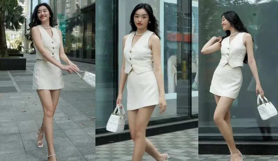 Những mẫu Thời trang du Xuân ấn tượng cho ngày Tết thêm rực rỡ - Ảnh 5.