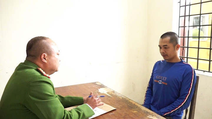 Bị can Bùi Quang Huy tại cơ quan điều tra.