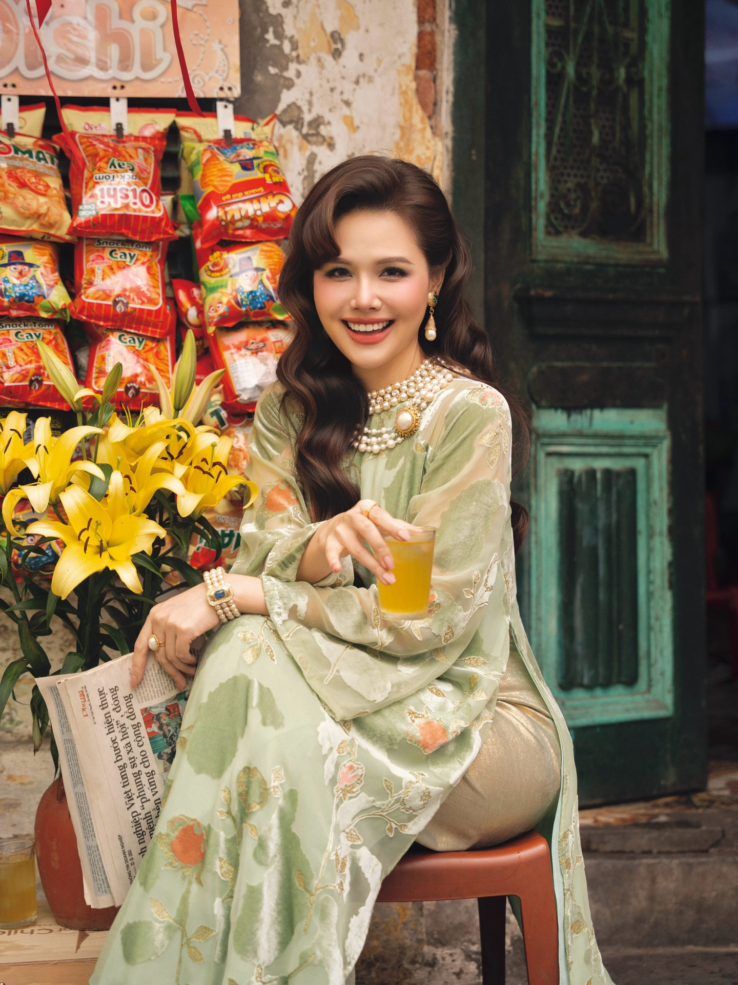 'Dâu hào môn' Phanh Lee gây chú ý với khí chất quý cô Hà thành - Ảnh 3.