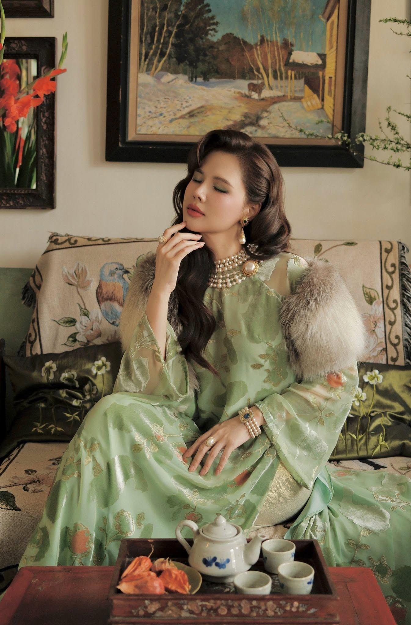 'Dâu hào môn' Phanh Lee gây chú ý với khí chất quý cô Hà thành - Ảnh 8.