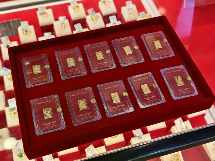 Nổi bật nhất năm nay là sự lên ngôi của vàng mini với trọng lượng chỉ từ 0,1 đến 0,5 chỉ. (Ảnh: Tiền phong)